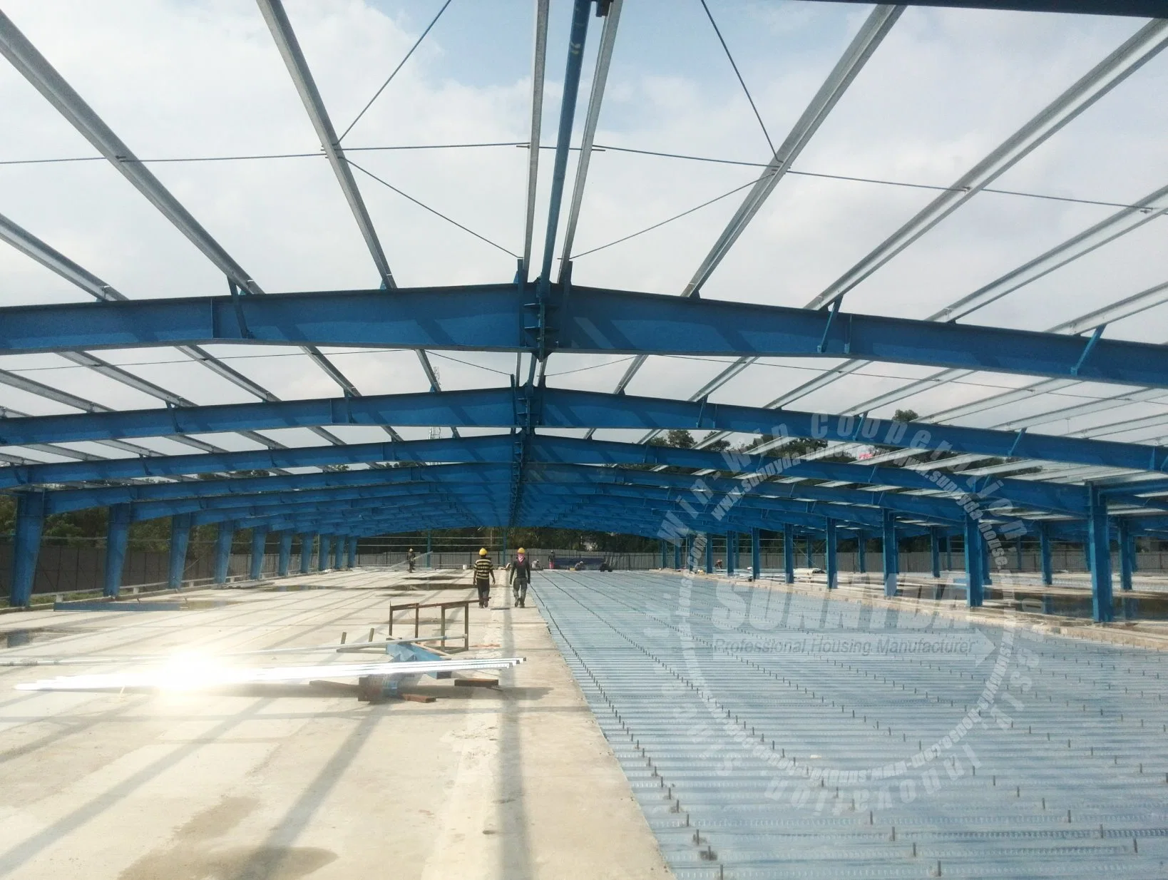 Aluminum Steel Structure Construction Supplier in China (SD-639)