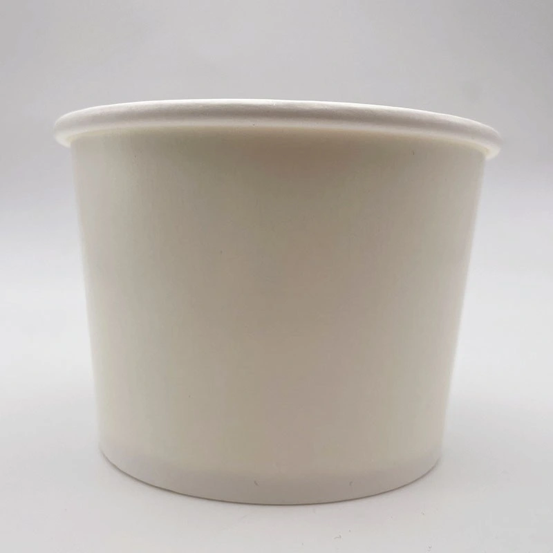 Hot Sales White Paper Soup Cup with PE Coating