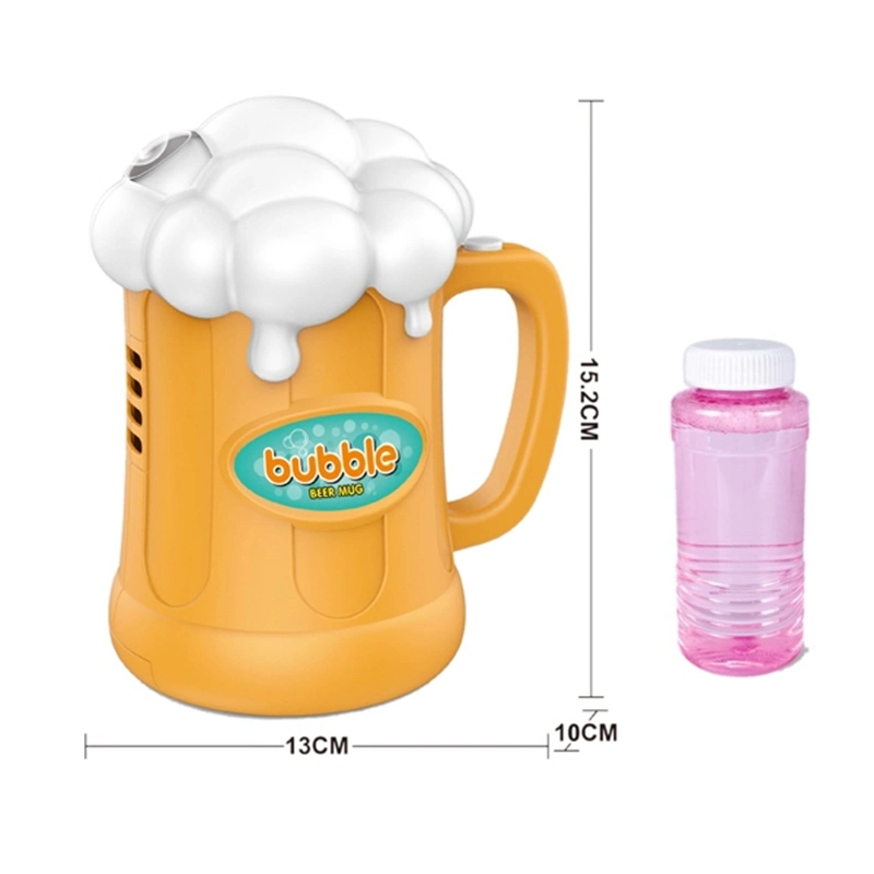 Outdoor/Indoor Toy Electric Beer Mug Bubble Machine Toy