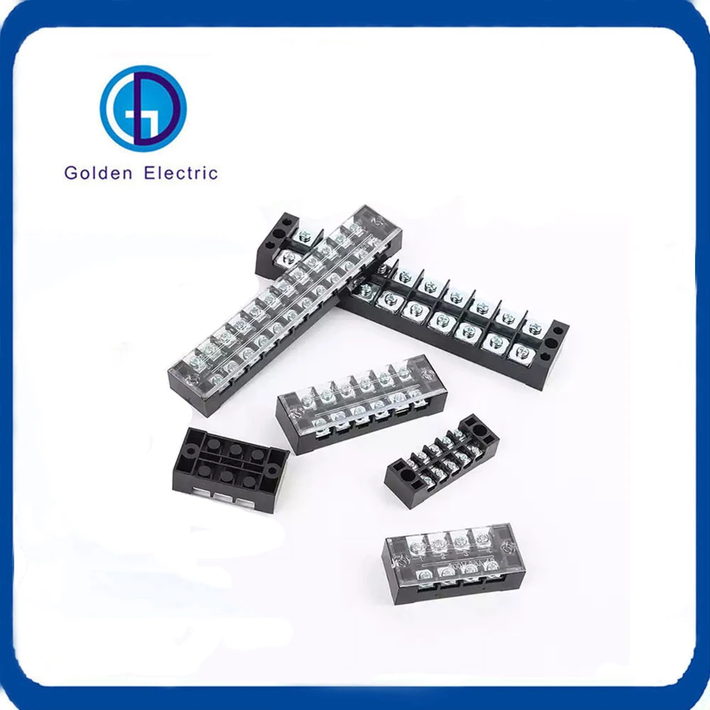 1-12p Tb Series Fixed Type Terminal Block Branch Box Connector Electric Wire Screw Barrier Terminal Block Strips