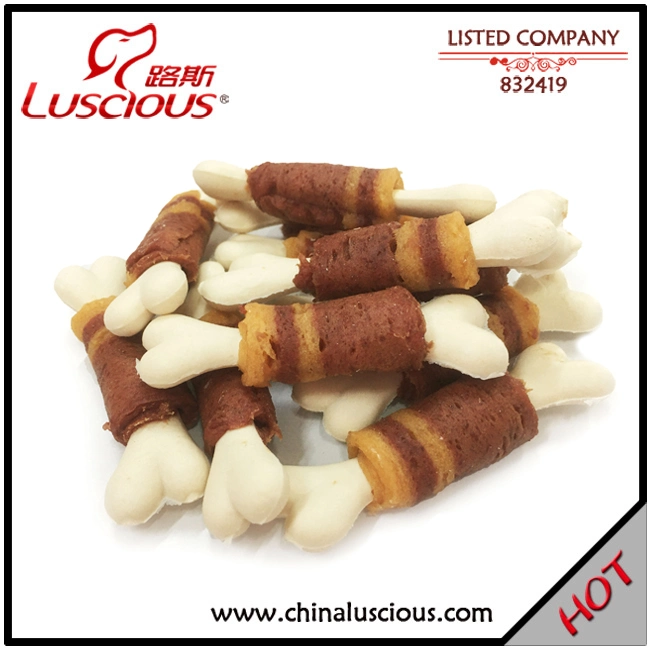 Calcium Bone Twined by Bacon Pet Food Dry Food Factory
