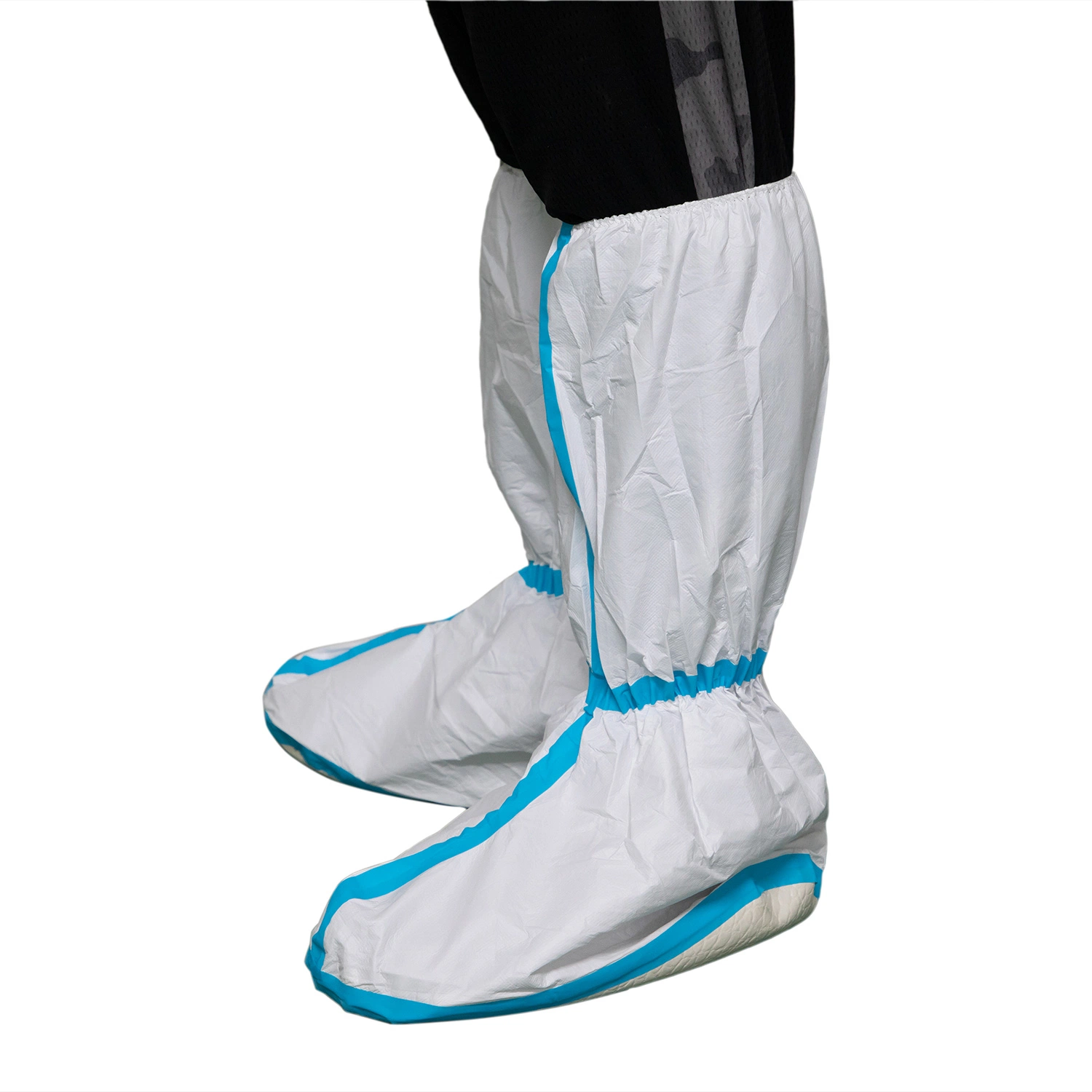 Disposable Protective Waterproof Shoe Cover Anti-Slip PP/SMS/Non-Woven Sleeve Plastic Boot Shoe Covers