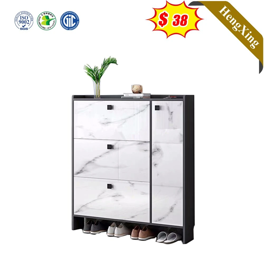 Wholesale/Supplier Melamine Laminated 3 Tier Tilt out Door Wooden Custom Storage Cabinets Living Room Furniture Shoe Rack