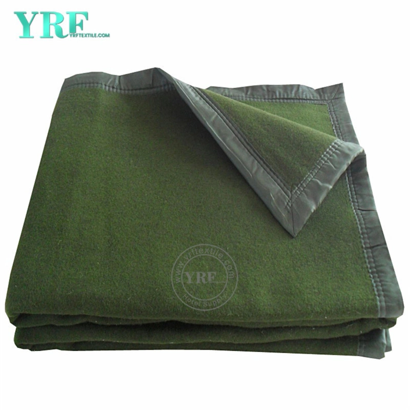 YRF-Factory Manufacturercroatia Olive Gareen Cotton Face Toallas, Military Olive Gareen Wool Blended Blanket, Cotton Blend Set ropa de cama