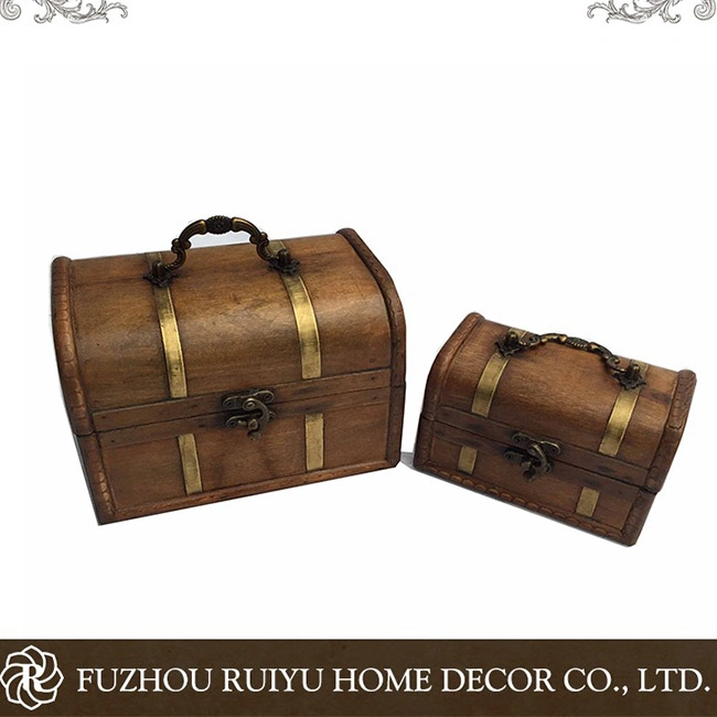 OEM Decorative Treasure Vintage Wood Box, Wooden Craft Box