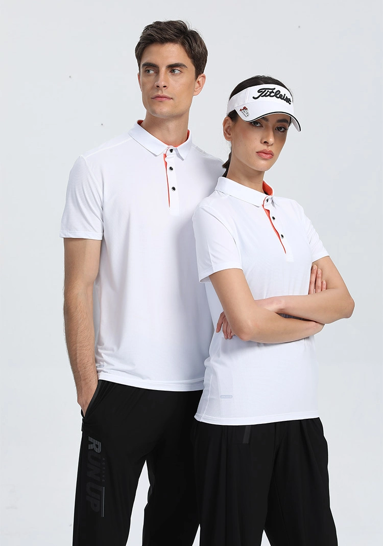 Wholesale/Supplier New Summer in-Stock Men&prime; S Golf Polo T Shirts Custom Embroidered Pique Polyester Solid Color Polo Shirts for Men Clothing