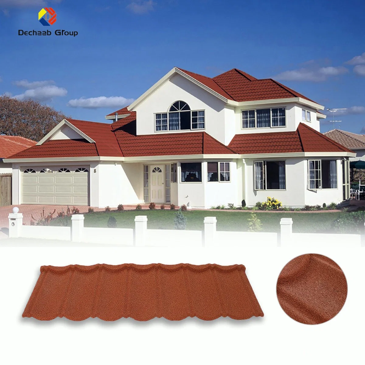 Pallet Packed Classic Roofing Tile with Modern Design Style