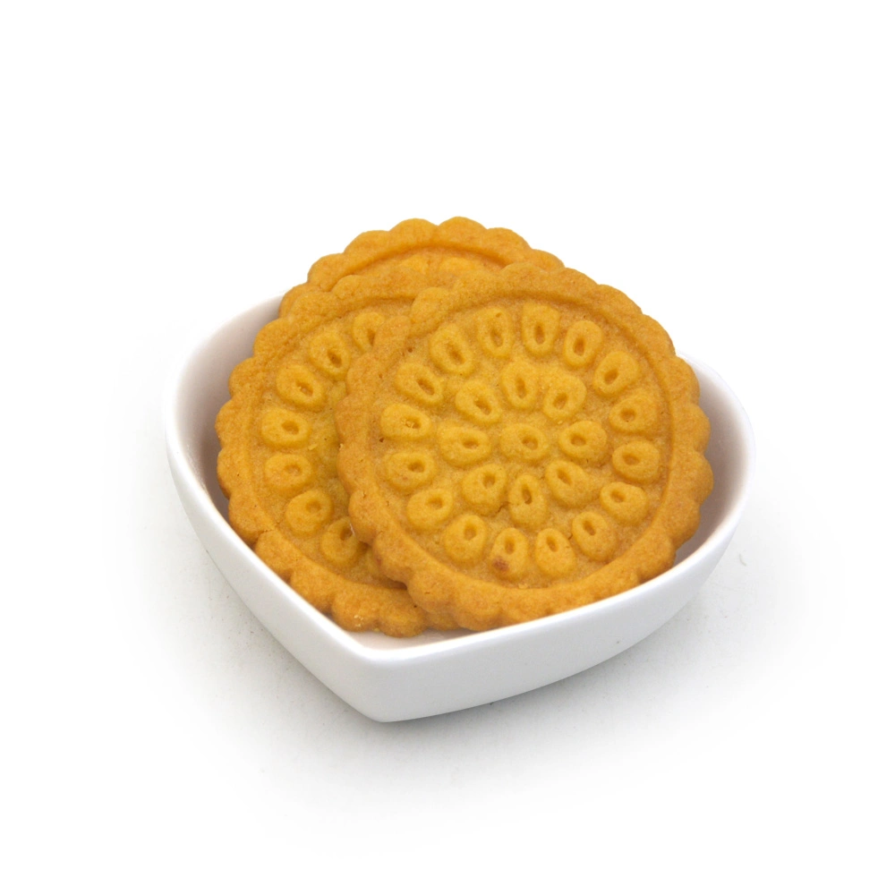 Crispy Round Shape Milk Flavor Corn Crackers