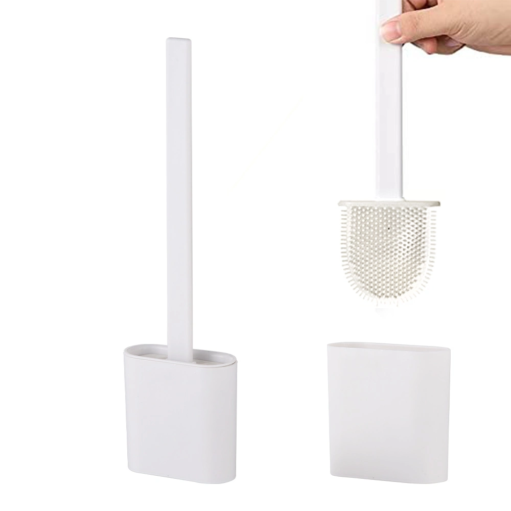 Bathroom Accessories Toilet Brush Holder Plastic Modern Set