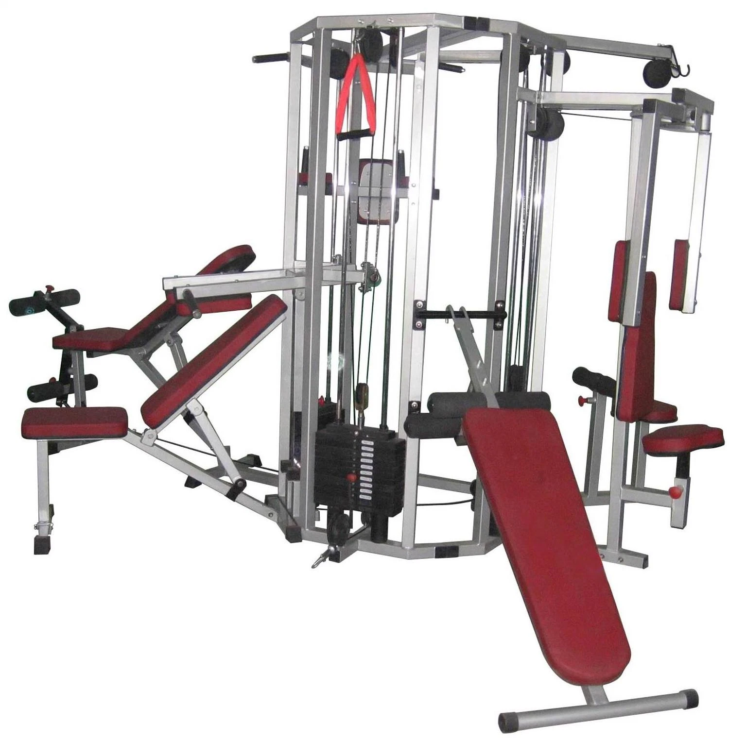 Approved Multi Station Home Gym Equipment with 6mm Steel Cable