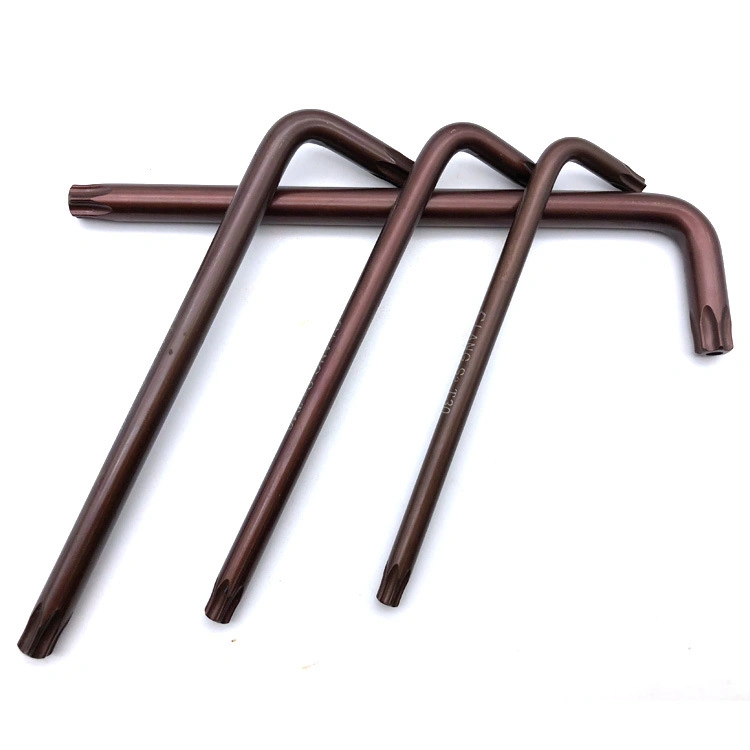 Hardware Tool Torx Head S2 Bronze Hex Key Wrench