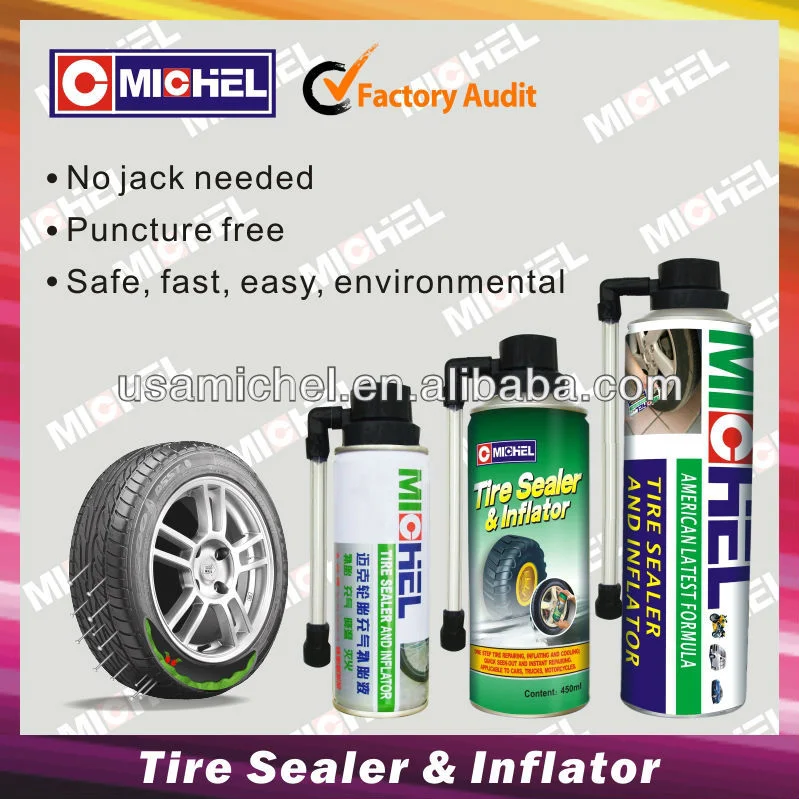 Repairs Punctures Tire Sealant Tyre Inflator Auto Emergency Products