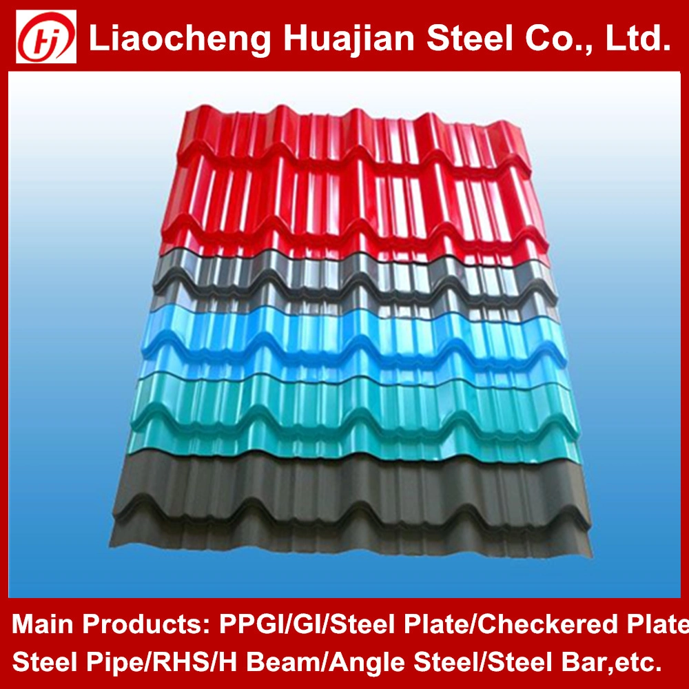 Building Material Roof Sheet Galvanized Corrugated Steel Metal Sheet Roofing Sheet