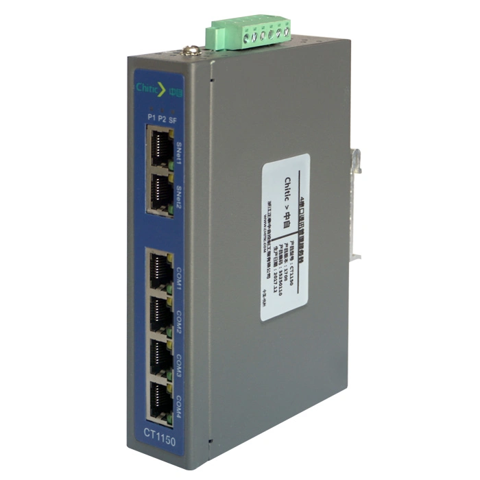 PCS1800 Gateway Device 4-Serial Communication Management Server  2*Ethernet 4*RS485 water treatment