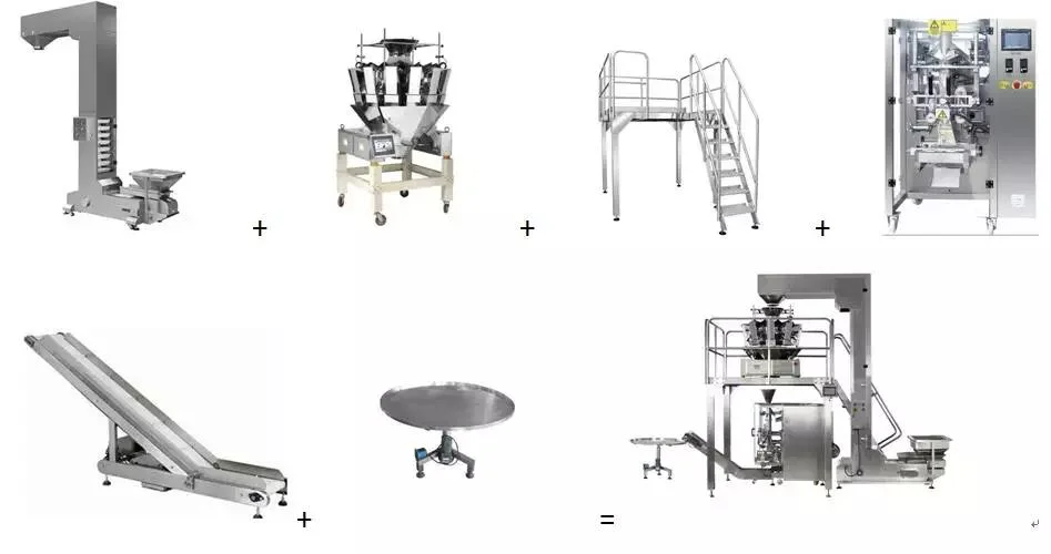 Candy Sugar Snack Original Factory Direct Sales Multifunctional Stainless Steel Vertical Packaging System