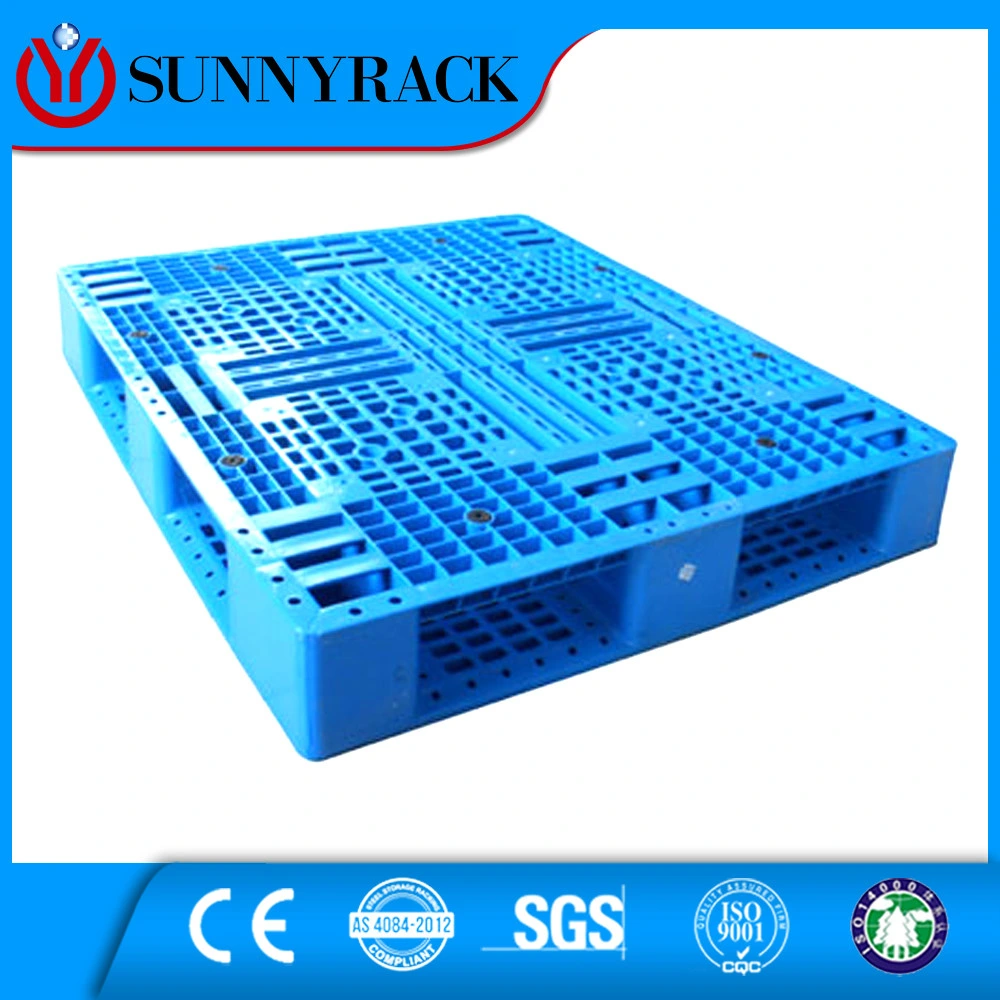 1200*1000 Mesh Surface Transportation Container Plastic Pallet for Warehouse Rack