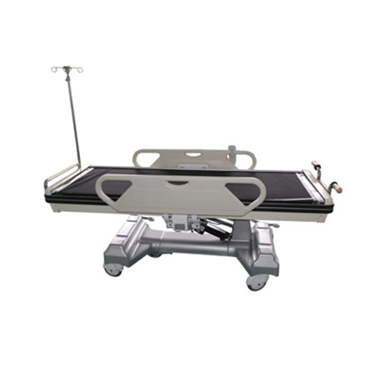 Medical Care Furniture Factory Wholesale/Supplier Good Quality Mobile Hospital Emergency Transfer Bed Patient Theatre Trolley