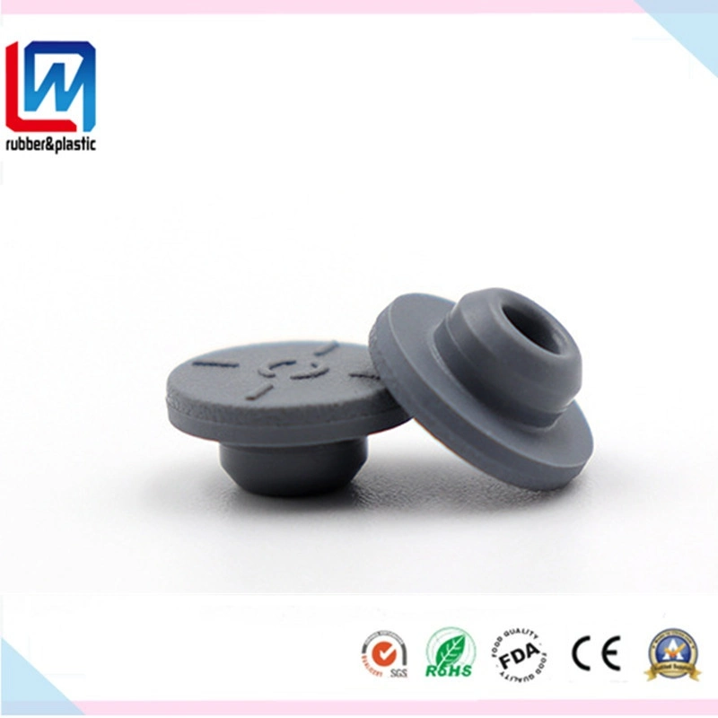 Customized Wear Resisg Rubber Cap Silicone Seal Stopper Plastic Plug Rubber Stopper for Medical Cosmetics Bottle