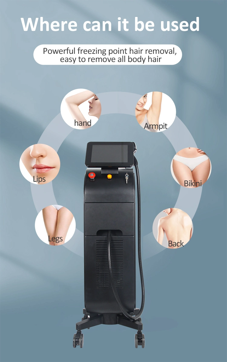 Powerful SPA 808 Pain-Free Permanent Hair Removal Diode Laser Machine