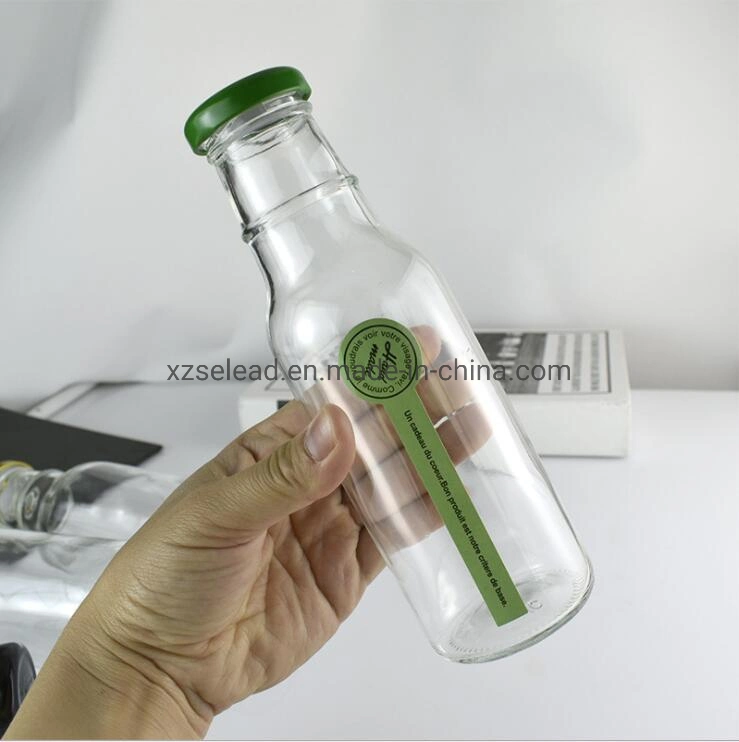 Großhandel 350ml Lebensmittelqualität heiße Sauce Flasche Glas Getränke Flasche Mit Deckel abdrehen