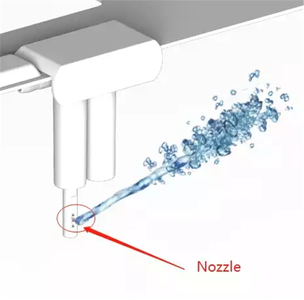 Non chaude et froide de l'électricité de l'eau Bidet simple pièce jointe sur la toilette bidet de pulvérisation