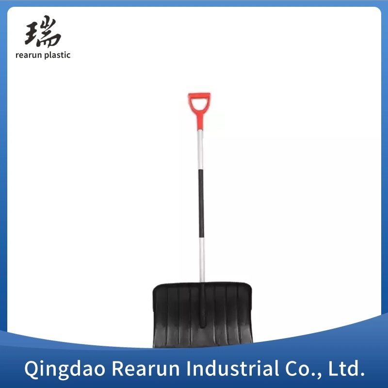 Plastic Snow Shovel Multifunctional Farming Spade with Long Wooden Fiberglass Handle