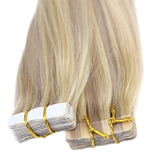 La cinta en las Extensiones de Cabello Humano 20pcs para la Mujer Beautry cinta en la extensión de cabello (AV-TP14-18/613)