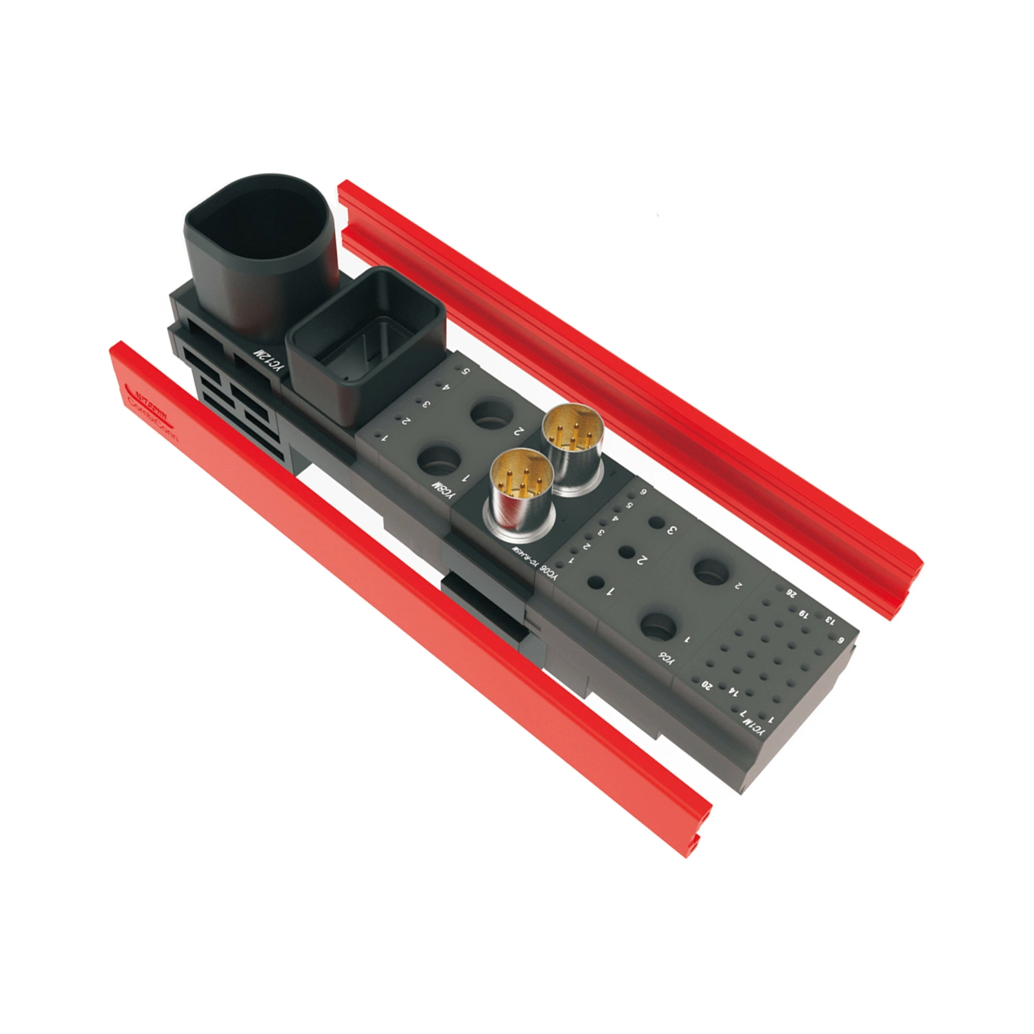 Power Connection System Solution Modular Connector Signal Module for 12A