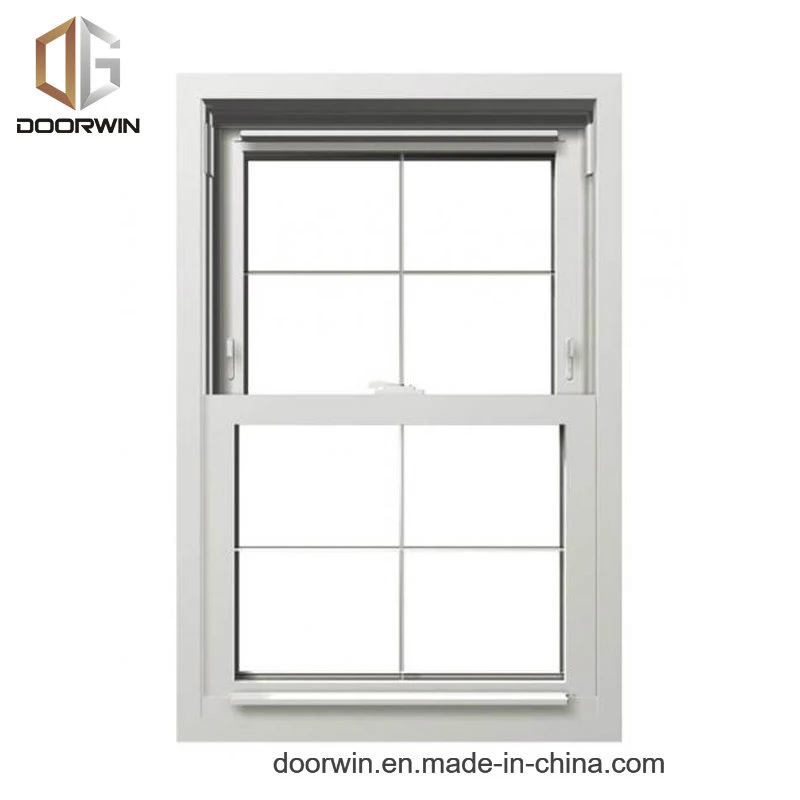 Thermal Break Aluminum Single Hung Double Glass Window