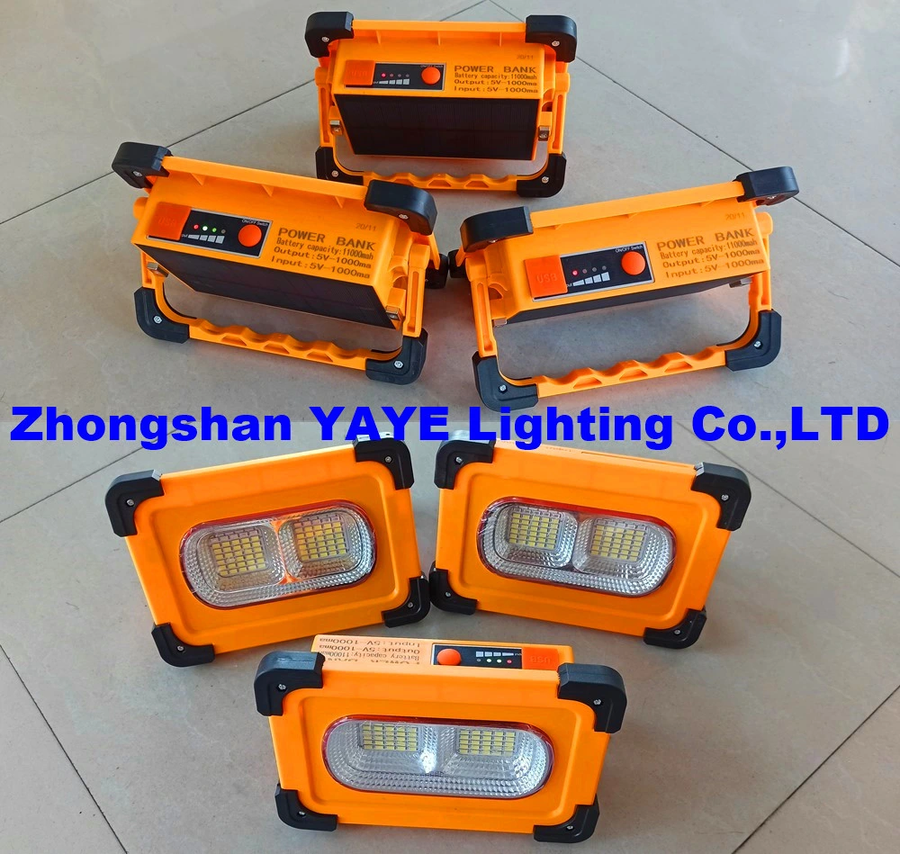 Yaye Factory Manufacturer Price 100W Solar USB LED Rechargeable Emergency Portable Multi-Functional Lamp with 2 Years Warranty 1000PCS Stock