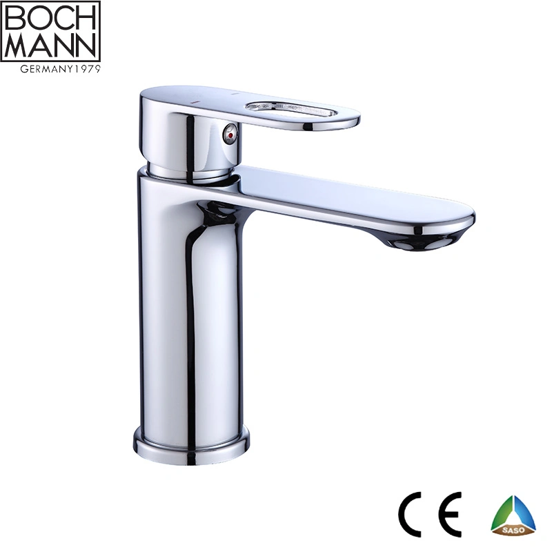 Ultra Thin Round Shape Slim Long Basin Faucet