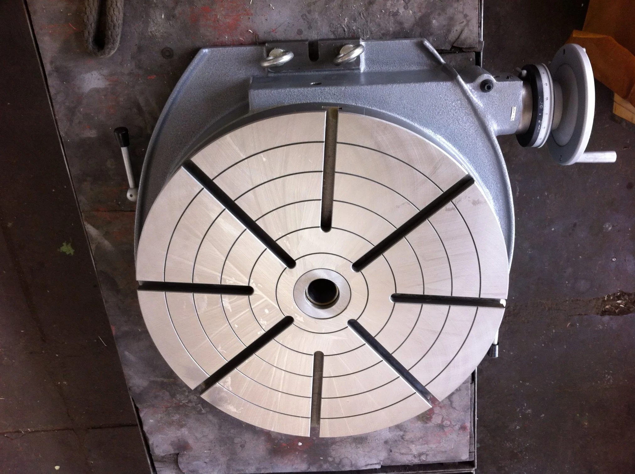 Ts1000A Horizontal Manual Rotary Table 100mm/160mm/200mm/250mm/320mm/400mm/500mm/630mm/800mm