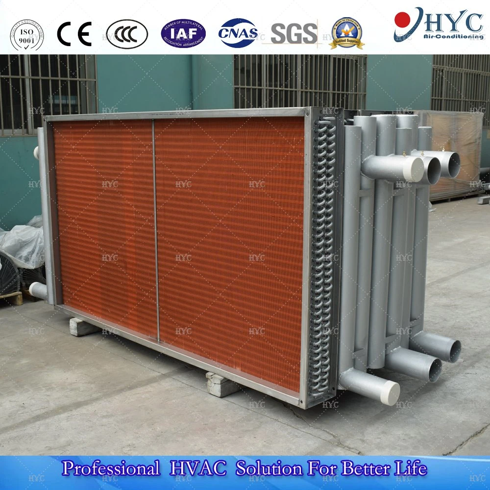 Electronic Coating Stainless Steel Copper Tube Finned Coil Heat Exchanger