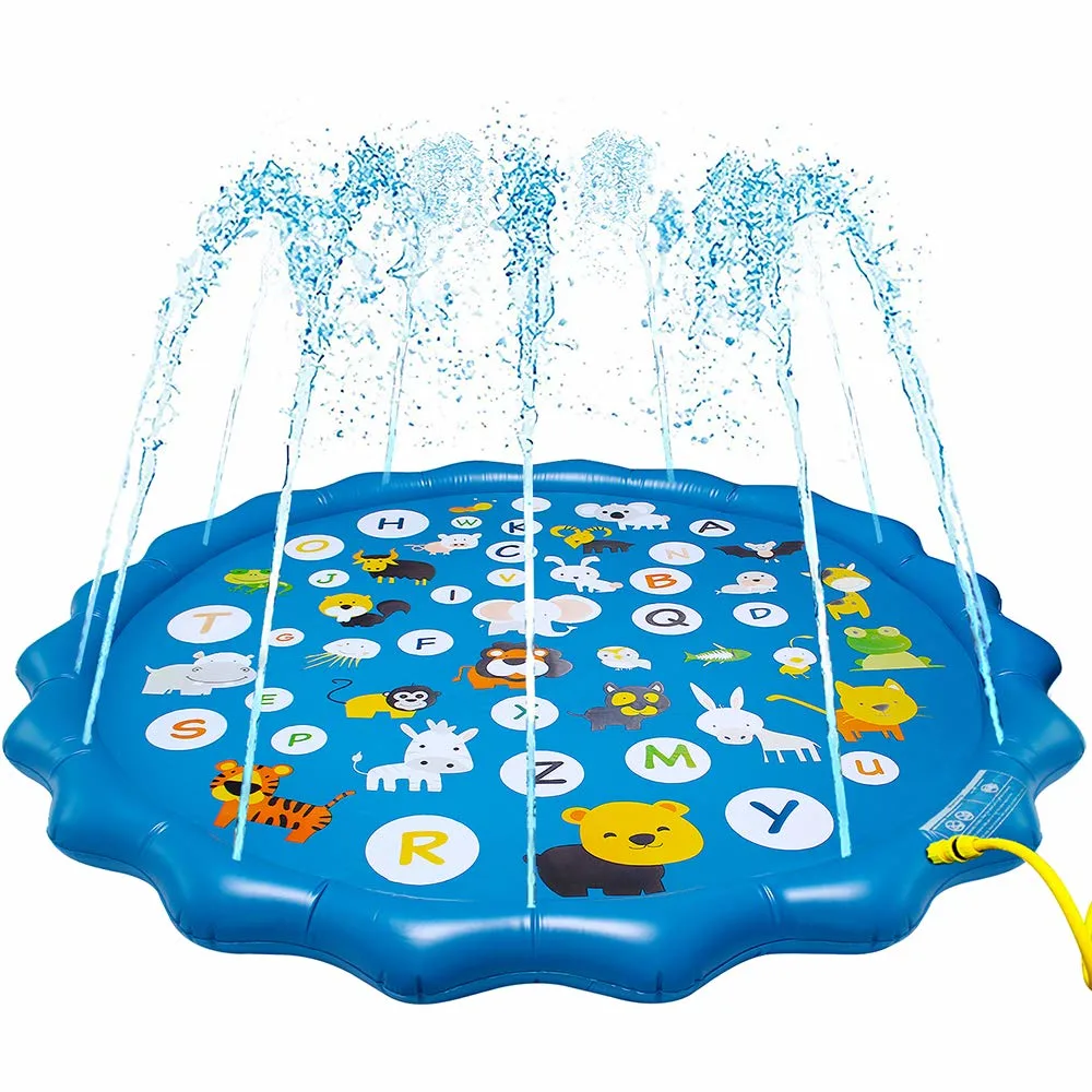 Alfombra de juegos con agua al aire libre piscina para bebés zancudas rociadores Splash Pad para niños pequeños