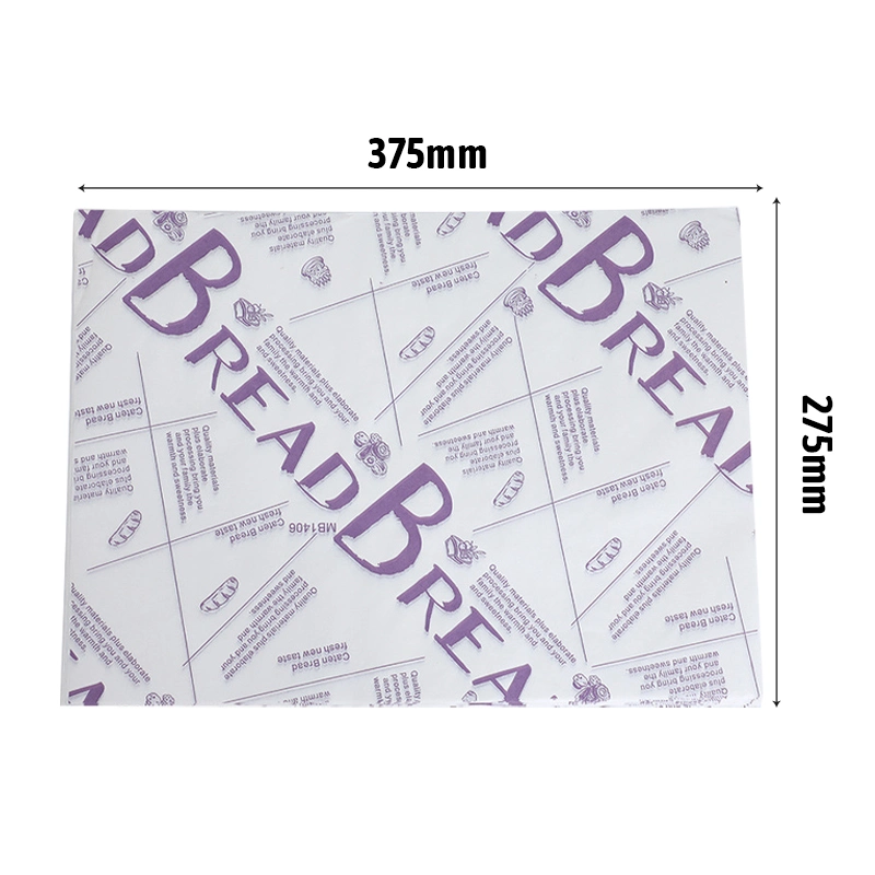 Custom Logo Greaseproof Liner Hamburger Wax Wrapper Sandwich Food Wrapping Paper