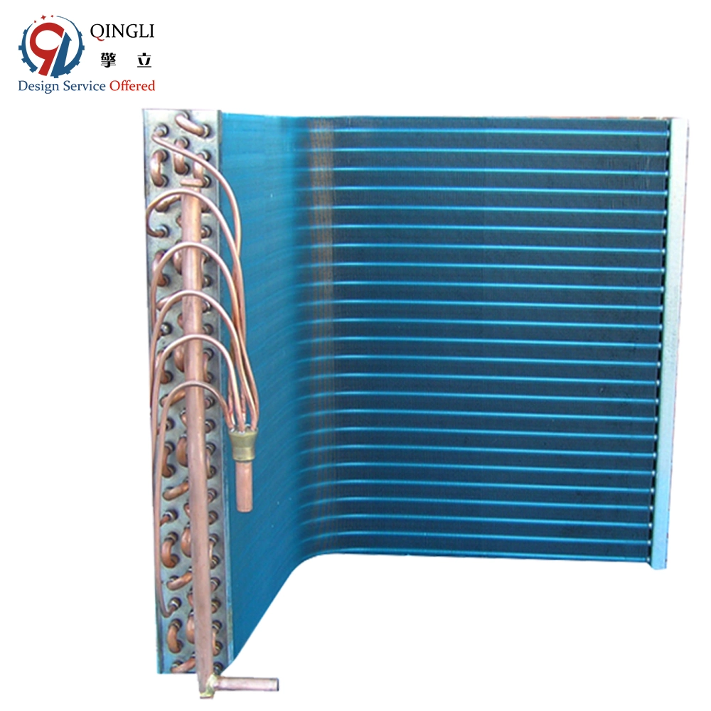 Titanium Air Conditioner Hydrophilic Blue Fin Evaporator Coil
