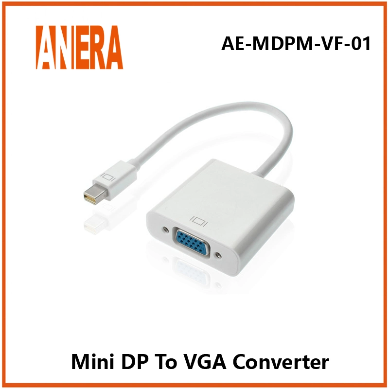 Anera Venta caliente Mini Dp pantalla convertidor VGA cable convertidor de vídeo