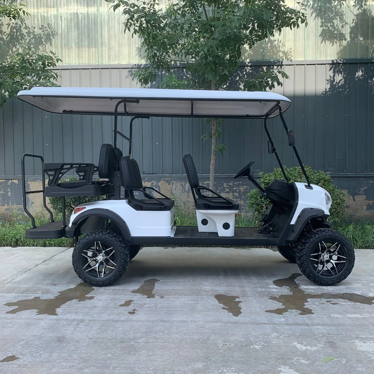 Top Quality New Design Lithium Battery 6 Seater Electric Golf Buggy