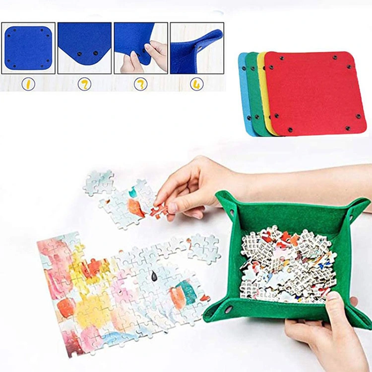 Wholesale/Supplier Felt Puzzle Mat Roll up Mat Play Mat Large Puzzle Blanket