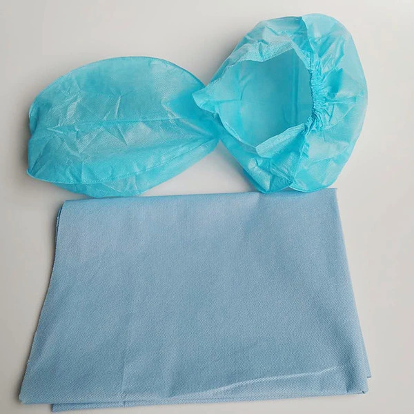 Light-Blue SMS SMMS Nonwoven Fabric for Hospital/Home Textile