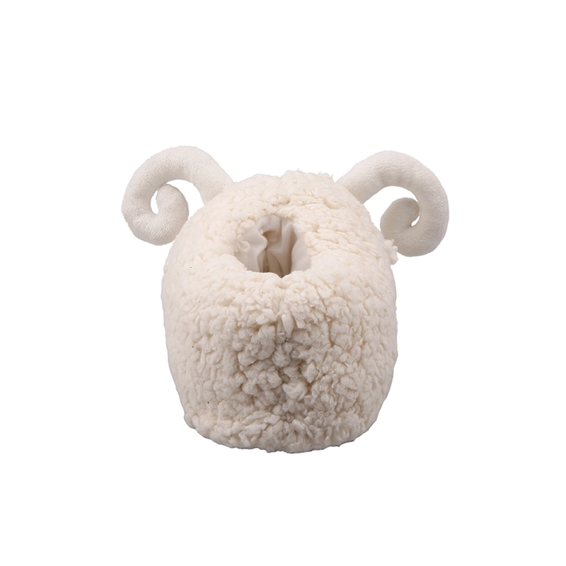 Высокое качество овец формы шикарные дома тапочки для установки внутри помещений