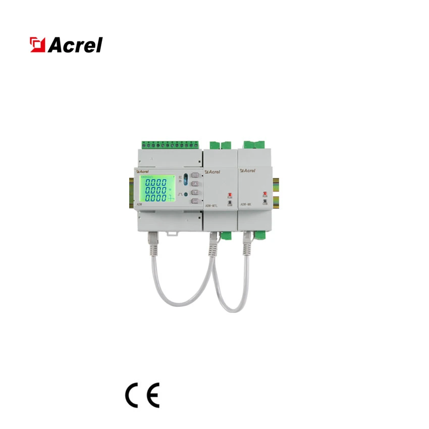 Four Channels Three Phase Energy Meter with Rj12 Interface Split Core Current Transformer