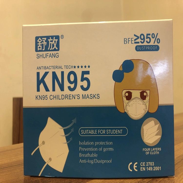 Disposable Children Face Mask 3 Layer Ply Kids Kn95 Face Mask N95