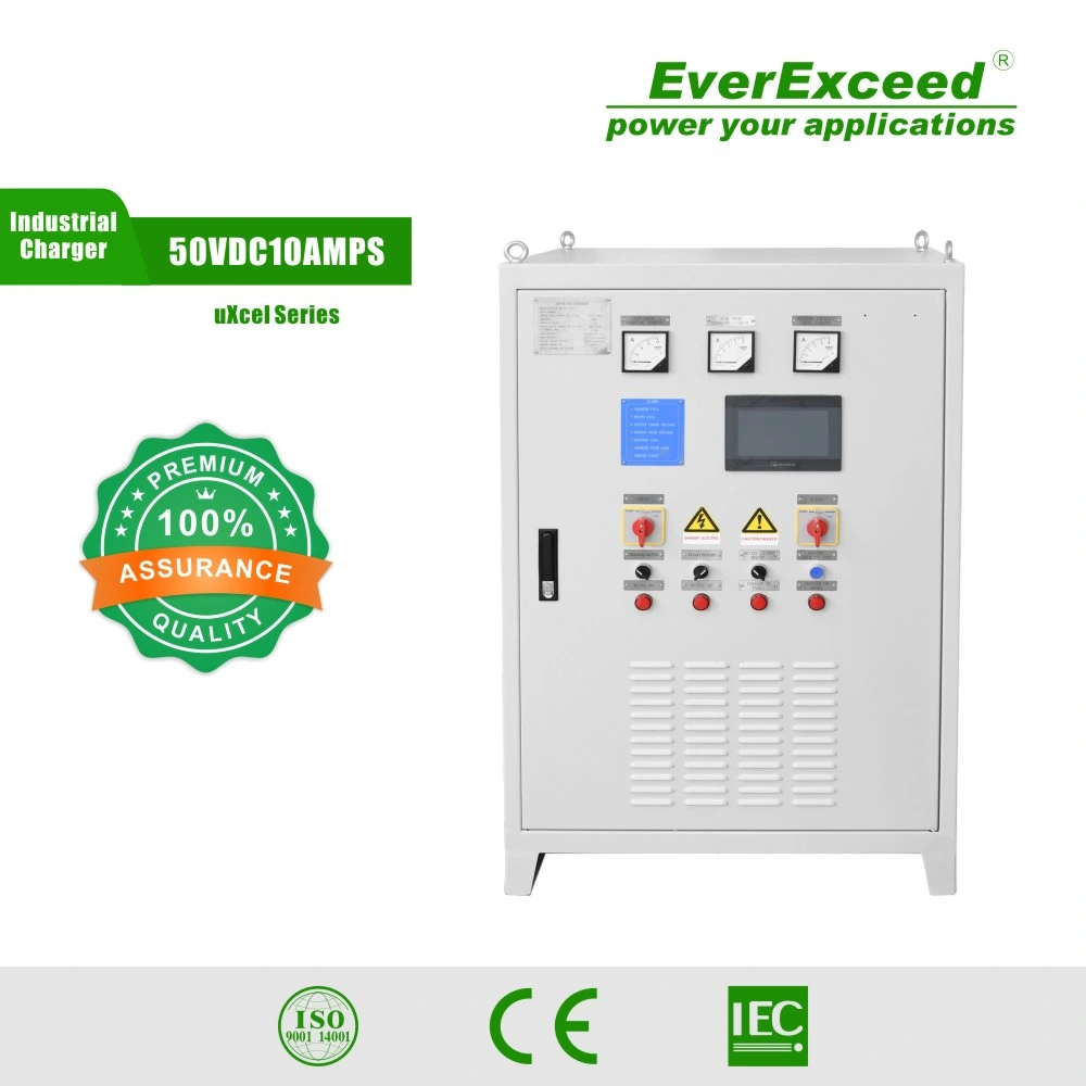 Lead Acid/NiCd/ Lithium Standard/ Flexible Everexceed 50V Industrial Battery Charger