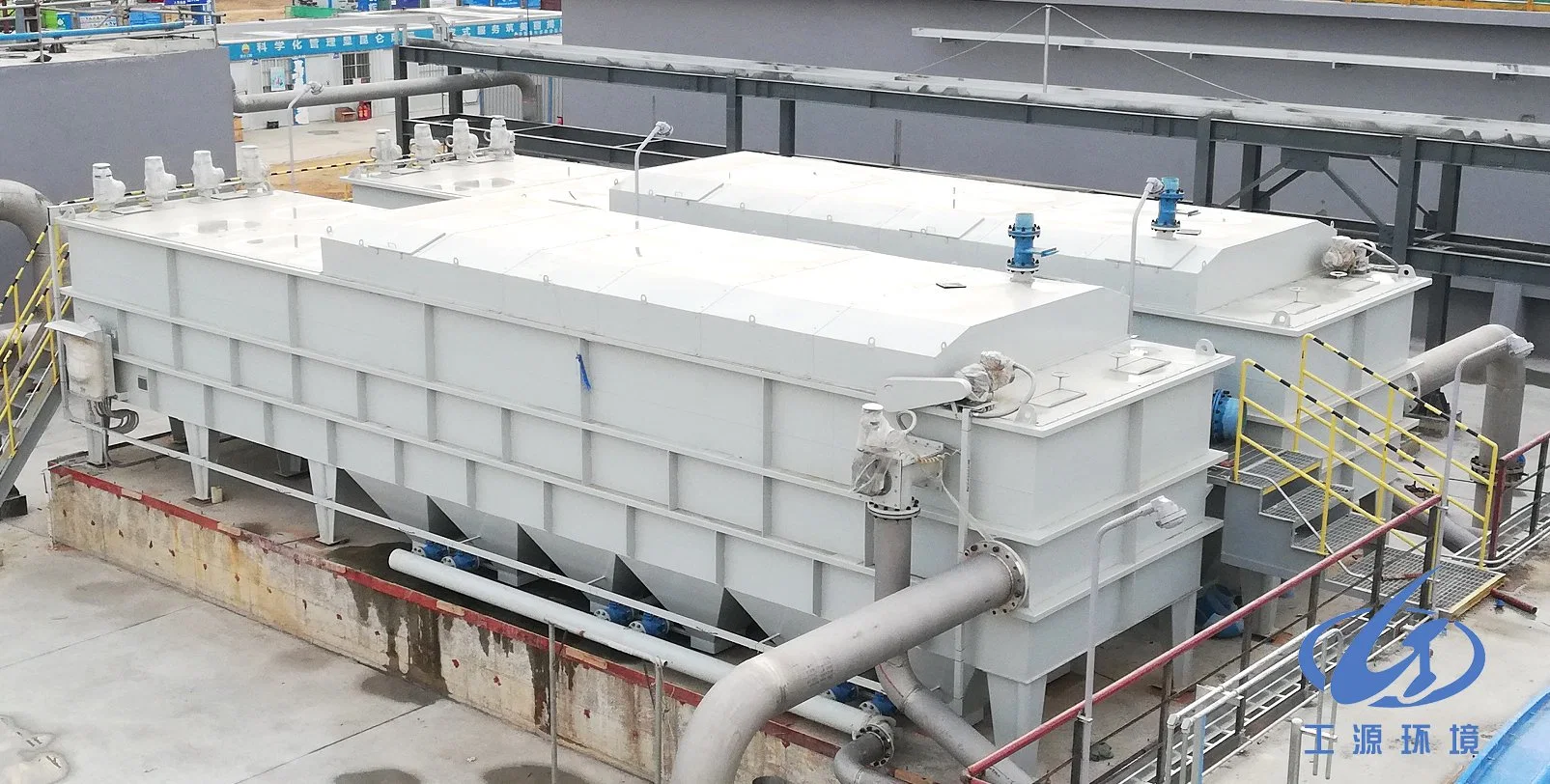 Tratamiento de aguas residuales industriales de flotación de aire disuelto rectangular de Daf horizontal