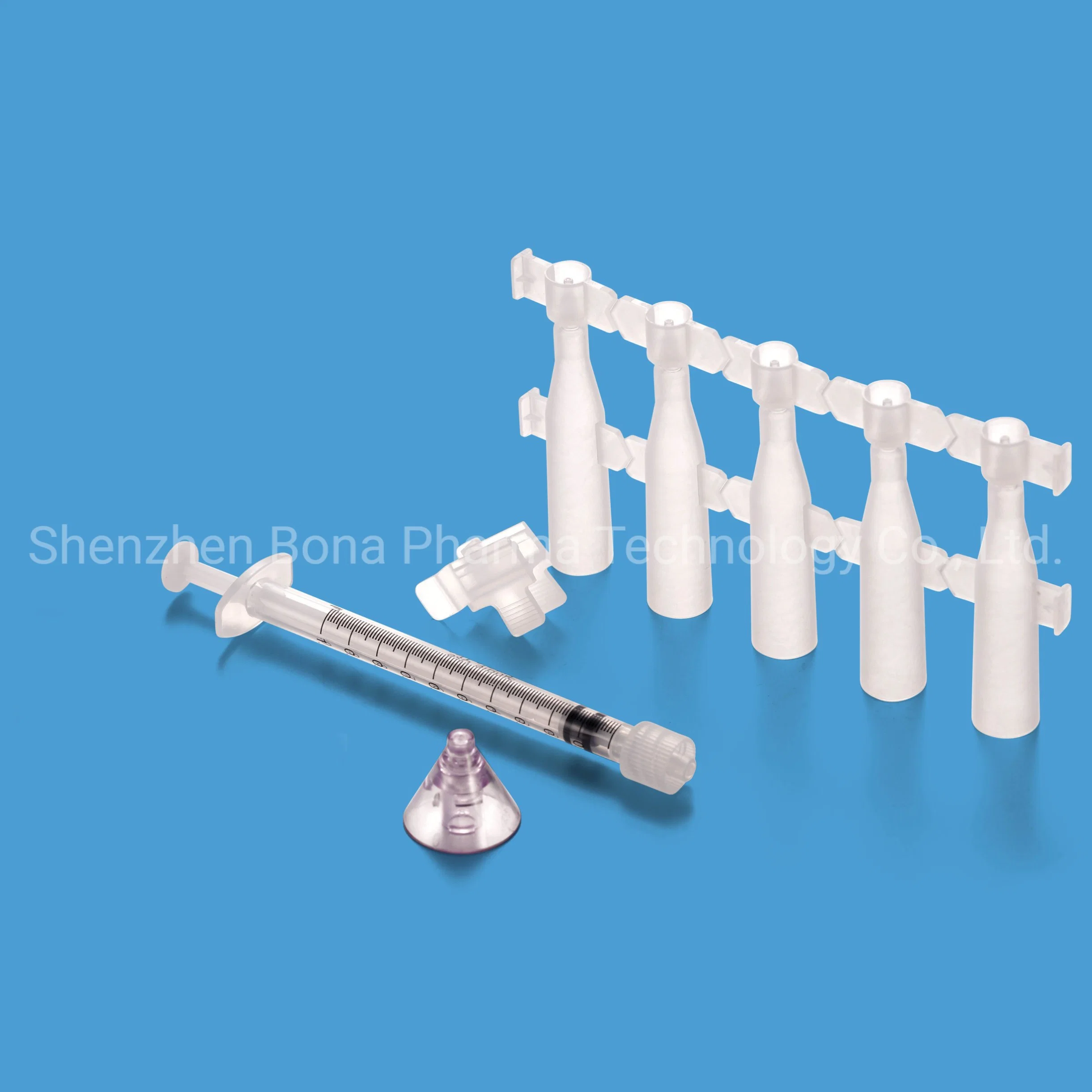 Vaccine nasal spray syringe, Disposable Intranasal Atomization Device