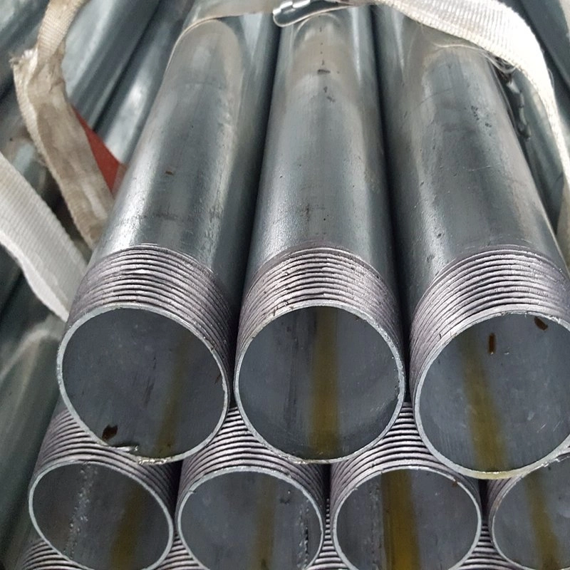 Factory Direct Sales Hot DIP Galvanized Steel Pipe Diameter EMT Pipe 2 Inch 1000mm Round Clamp Welded