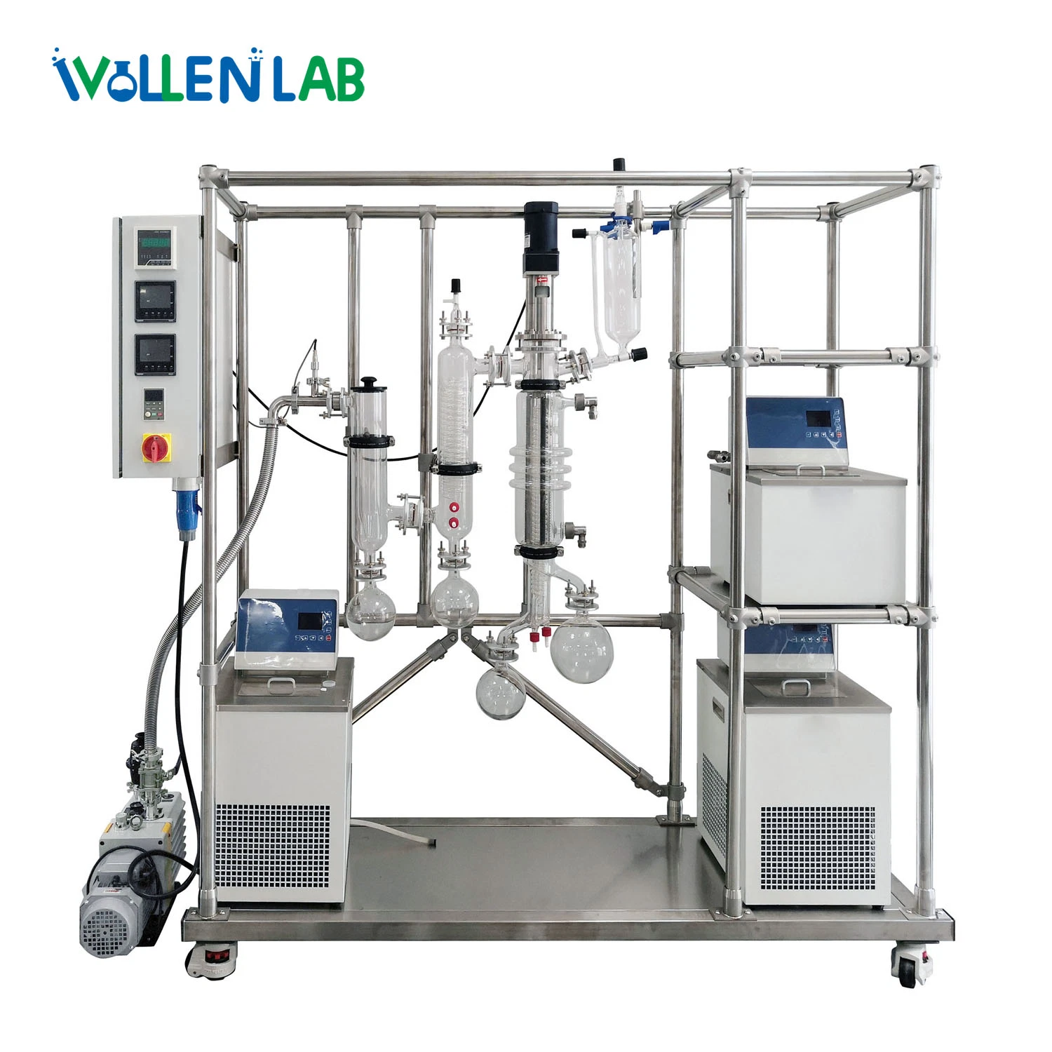 Equipamento de Evaporação de Extração de Purificação de Etanol de Cânhamo com Terpenos de Laboratório e Destilação Molecular de Caminho Curto