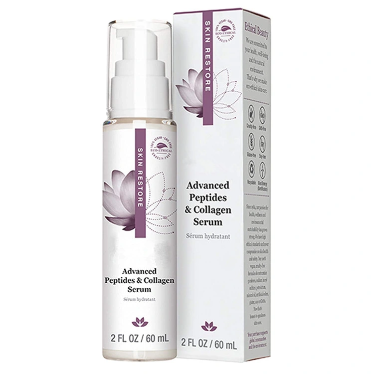 Private Custom Advanced Peptides & Collagen Serum for Firming Anti-Wrinkle Skin