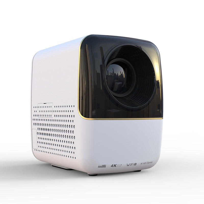 BK-H1 Nuevo proyector portátil Trend Mini Smart Proyectores HDR 10 Proyectores para el hogar 1080p de baja latencia sin pantalla con altavoces estéreo